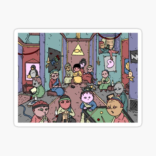 dirty dozen Sticker