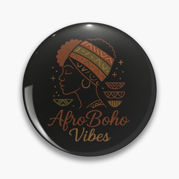 Item preview, AfroBoho Vibes – Afrocentric Woman Boho Aesthetic Illustration designed and sold by astersgraphics.