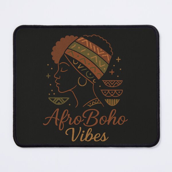 Item preview, AfroBoho Vibes – Afrocentric Woman Boho Aesthetic Illustration designed and sold by astersgraphics.