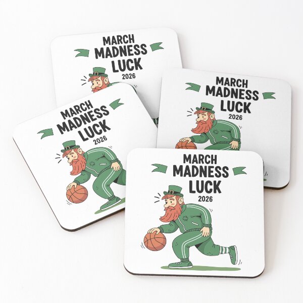 Item preview, Leprechaun Basketball "March Madness Luck 2026 designed and sold by lowbatterydept.