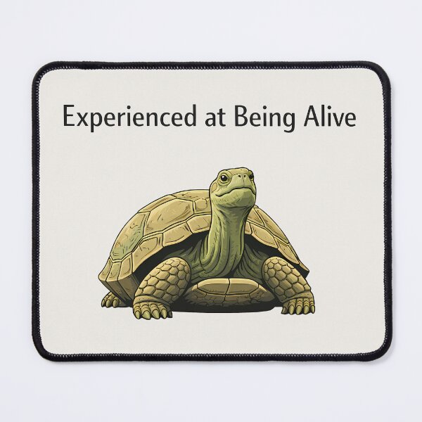 Item preview, Experienced at Being Alive Tortoise Minimalist Design designed and sold by Ombrya.