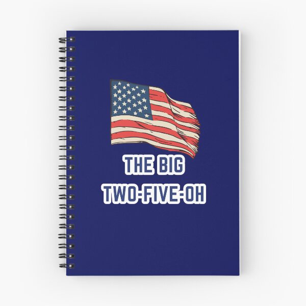 Item preview, The Big Two-Five-Oh – Vintage Flag Birthday for America,250th USA Anniversary designed and sold by digitalbitcraft.