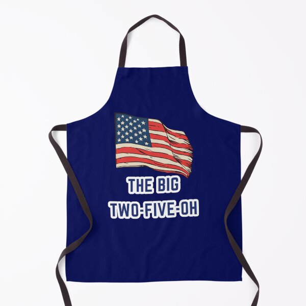 Item preview, The Big Two-Five-Oh – Vintage Flag Birthday for America,250th USA Anniversary designed and sold by digitalbitcraft.