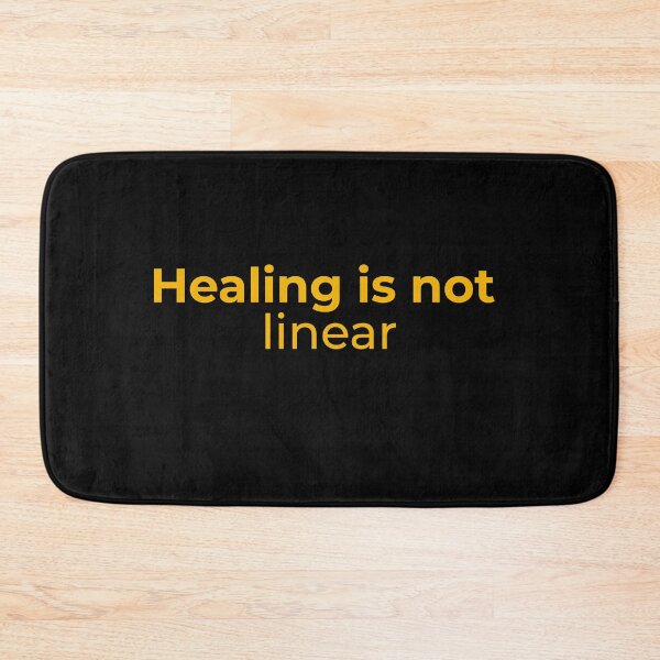 Item preview, Healing is not linear - Minimalist statement designed and sold by Bianca Eder - Healing Collection.
