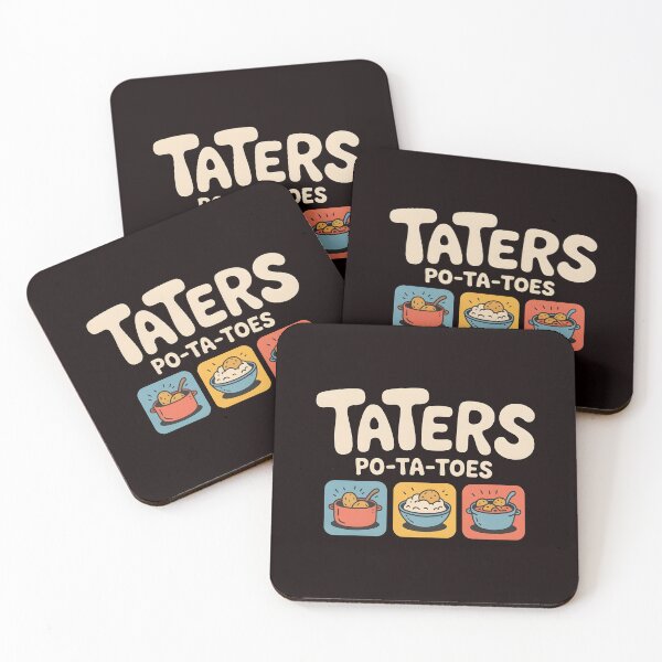 Item preview, Taters Po-Ta-Toes – Boil`Em Mash`Em Potato Quote Design designed and sold by Redgiant87x.