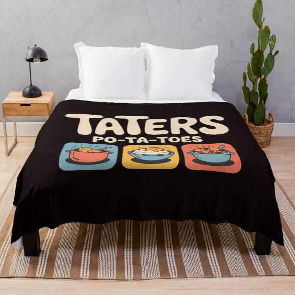 Item preview, Taters Po-Ta-Toes – Boil`Em Mash`Em Potato Quote Design designed and sold by Redgiant87x.