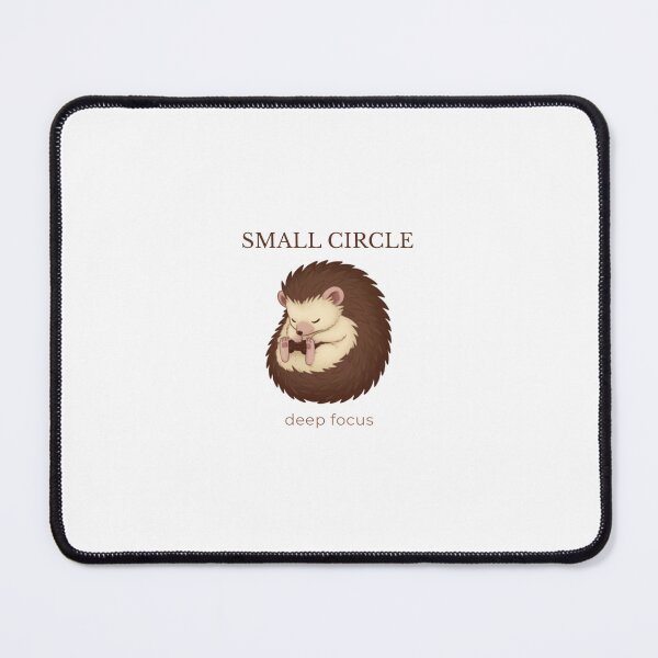 Item preview, Small Circle Deep Focus – Introvert Gamer Hedgehog Shirt designed and sold by Cozy Introvert Gamer.