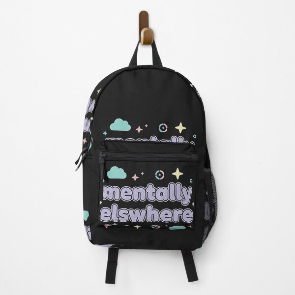 Item preview, Mentally Elsewhere Gen Z Meme T-Shirt – Funny Minimalist Aesthetic Graphic Tee designed and sold by ZyxDes.