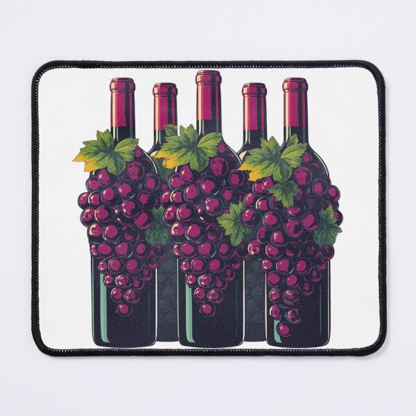 Item preview, Wine Lover Vineyard Aesthetic Grapes Sommelier Gift designed and sold by RDproject.