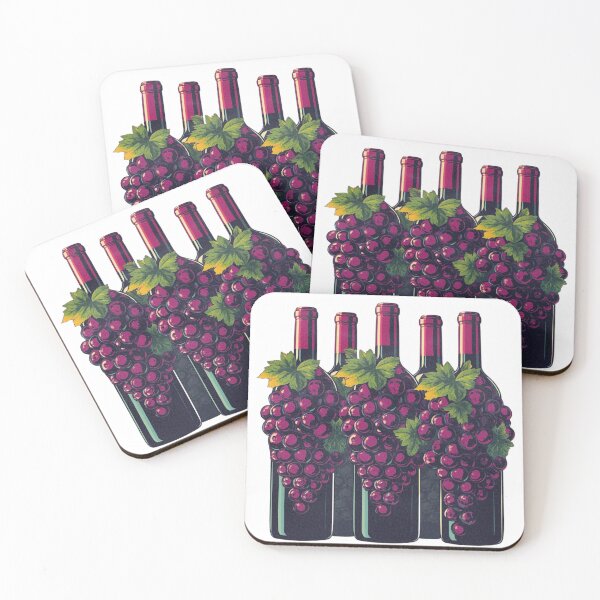 Item preview, Wine Lover Vineyard Aesthetic Grapes Sommelier Gift designed and sold by RDproject.