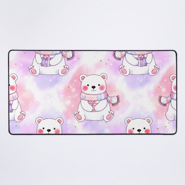 Item preview, Snowy Snuggle Bears – Pastel Winter Pattern designed and sold by meesub.