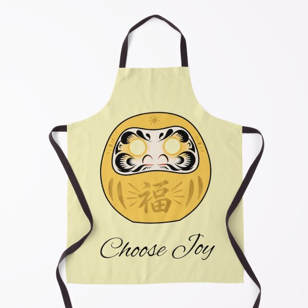 Item preview, Choose Joy Yellow Daruma Motivational Illustration designed and sold by daila70.