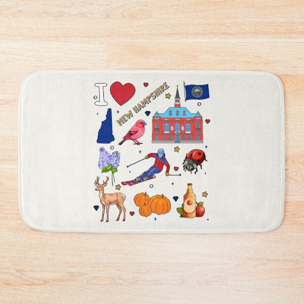 Item preview, New Hampshire State Pride, Icons & Symbols Pattern designed and sold by mashmosh.