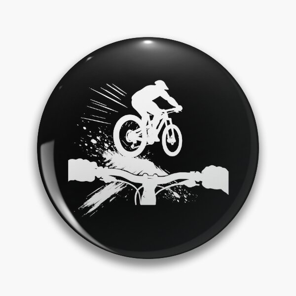 Item preview, Downhill MTB POV perspective mountain bike gift designed and sold by Pineapple-Tree.