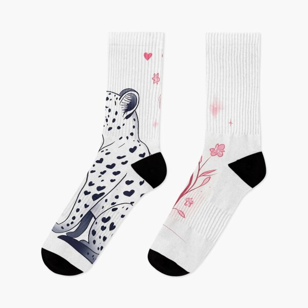 Item preview, Leopard with floral heart details designed and sold by anytka.