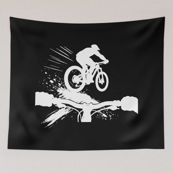 Item preview, Downhill MTB POV perspective mountain bike gift designed and sold by Pineapple-Tree.