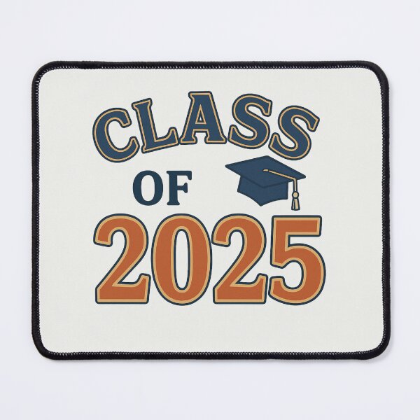 Item preview, Class of 2025 Graduation Retro Typography with Cap designed and sold by astersgraphics.