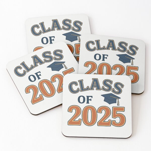 Item preview, Class of 2025 Graduation Retro Typography with Cap designed and sold by astersgraphics.