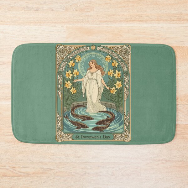 Item preview, Forecasting Lovers' Fortunes Dwynwen's Well And Sacred Fish designed and sold by taiche.