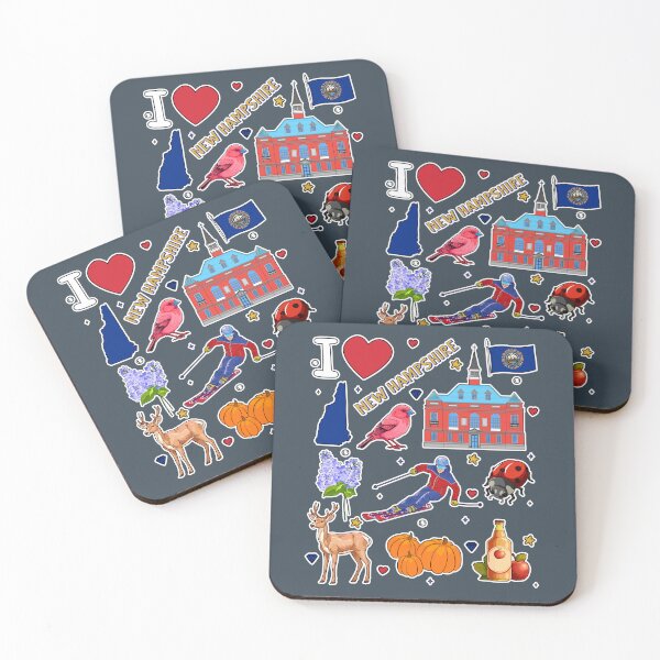 Item preview, New Hampshire State Pride - Ultimate Granite State Icons Collection designed and sold by mashmosh.