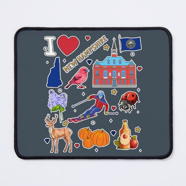 Item preview, New Hampshire State Pride - Ultimate Granite State Icons Collection designed and sold by mashmosh.