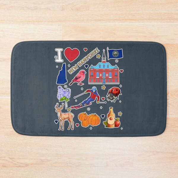 Item preview, New Hampshire State Pride - Ultimate Granite State Icons Collection designed and sold by mashmosh.