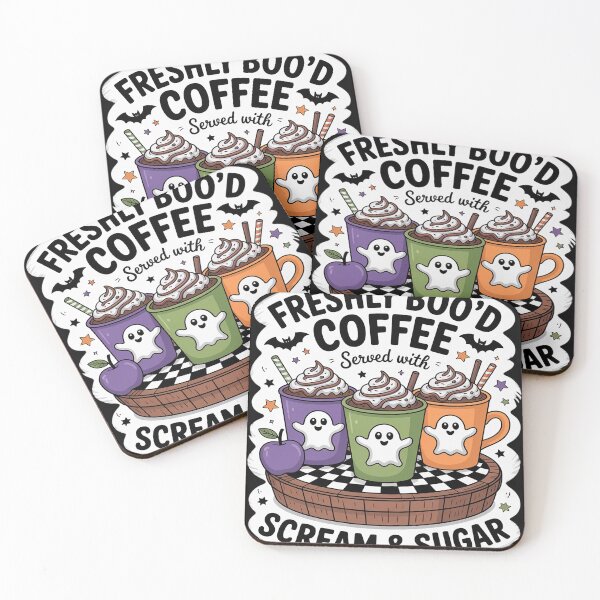 Item preview, Freshly Boo'd Coffee Lovers Boujee Ghost Halloween designed and sold by BlueCreator-inc.