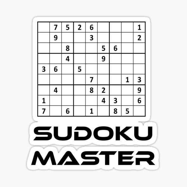Item preview, Sudoku Master designed and sold by mtsdesign.