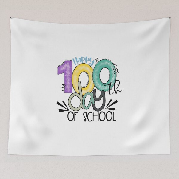 Item preview, Happy 100th Days Of School designed and sold by Thread&Fable.