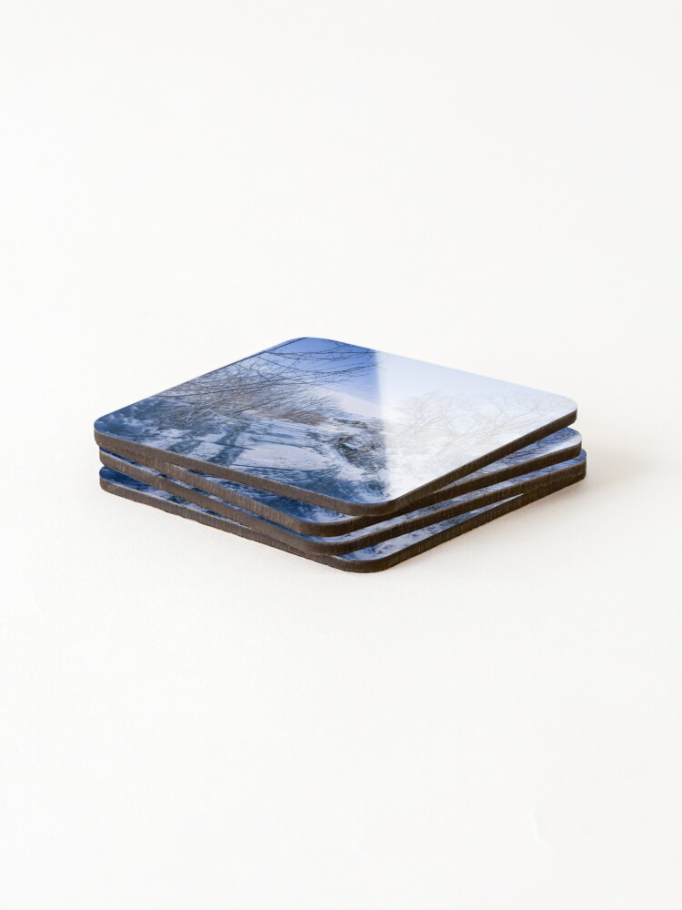 Thumbnail 4 of 5, Coasters (Set of 4), Snow Scene designed and sold by RJWImages.
