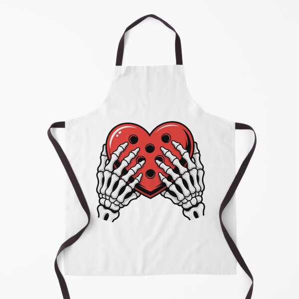 Item preview, Skeleton Hands & Pickleball Heart - Neo Traditional Tattoo Style Art designed and sold by Pro AguiZoul Art.