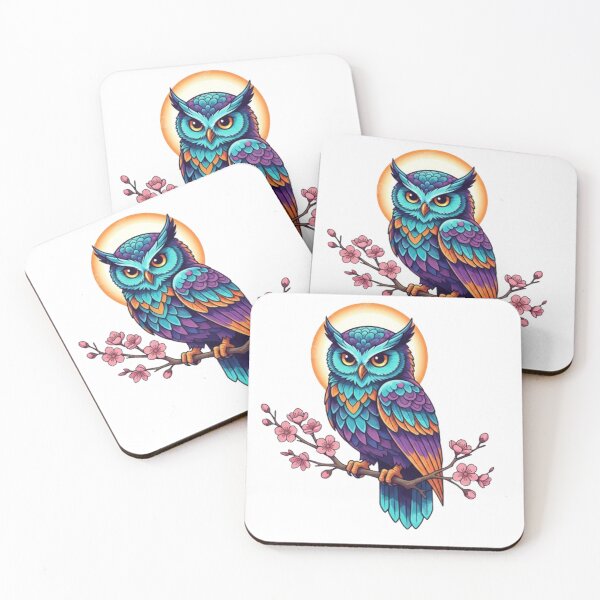 Item preview, Vibrant Colored Mystic Owl  designed and sold by CHRIST5000.