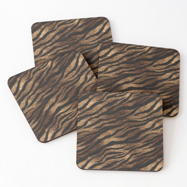 Item preview, Unique Imitation-Leather Tiger Stripe Print  - Mothers Day Ideas designed and sold by RoyalStarsPatts.