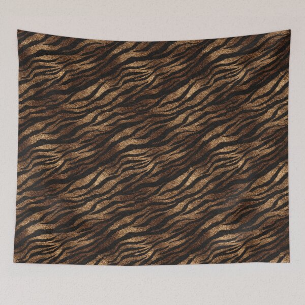 Item preview, Unique Imitation-Leather Tiger Stripe Print  - Mothers Day Ideas designed and sold by RoyalStarsPatts.