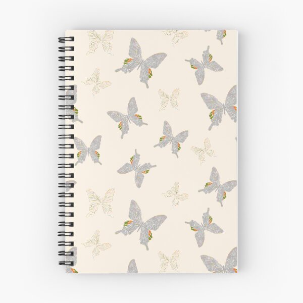 Aperçu de l'œuvre Papillons pastel ludiques - Crème Rama Raya RR02 créée et vendue par HueyDesign.