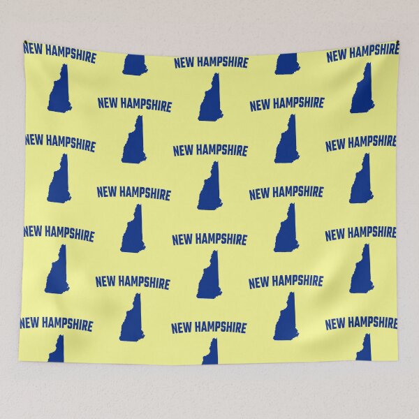 Item preview, New Hampshire State Pride - Classic Navy Silhouette designed and sold by mashmosh.