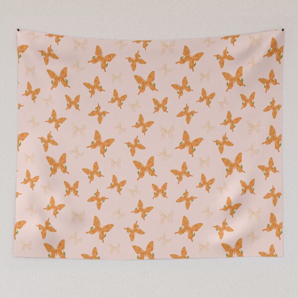 Item preview, Playful Pastel Butterflies - Rama Raya RR03 Pink designed and sold by HueyDesign.