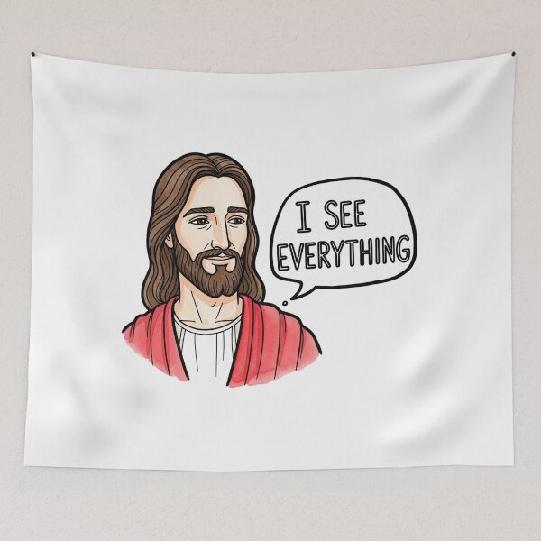 Item preview, Jesus Memes - I See Everything  designed and sold by Thunderbelts.
