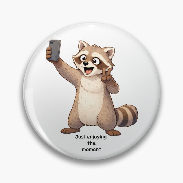Item preview, Barely Holding Club – Raccoon Selfie “Don’t Push Me” T-Shirt designed and sold by Przemsi40.