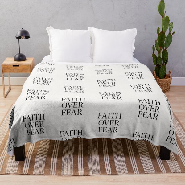 Item preview, Faith Over Fear Christian Inspirational Quote Design designed and sold by astersgraphics.