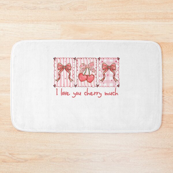 Item preview, I Love You Cherry Much, Funny Valentine, Be mine designed and sold by vintagearttee.