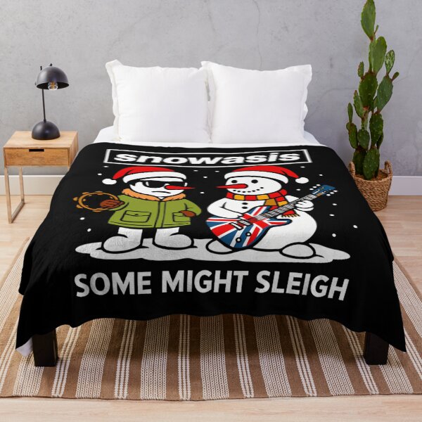 Item preview, Funny Oasis Snowasis Some Might Sleigh Parody Christmas Jumper Design For Music Fans designed and sold by JalyVonRueden.