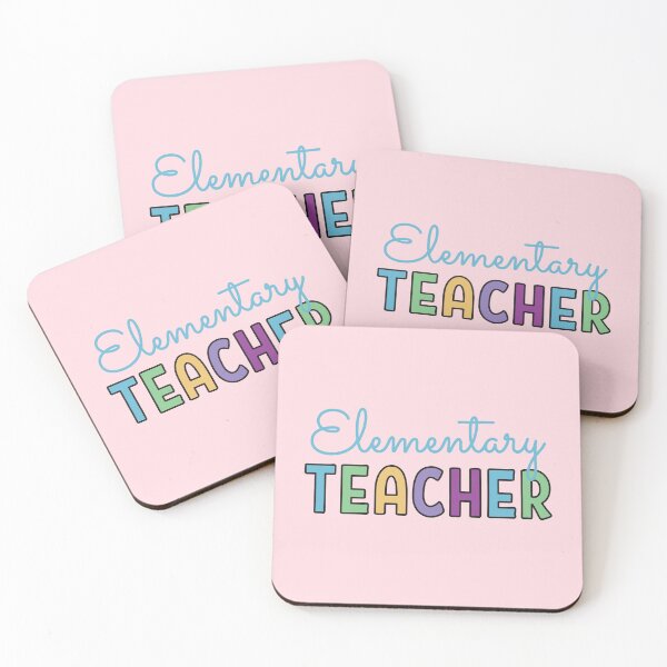 Item preview, Elementary Teacher pastel designed and sold by Think4Prints.