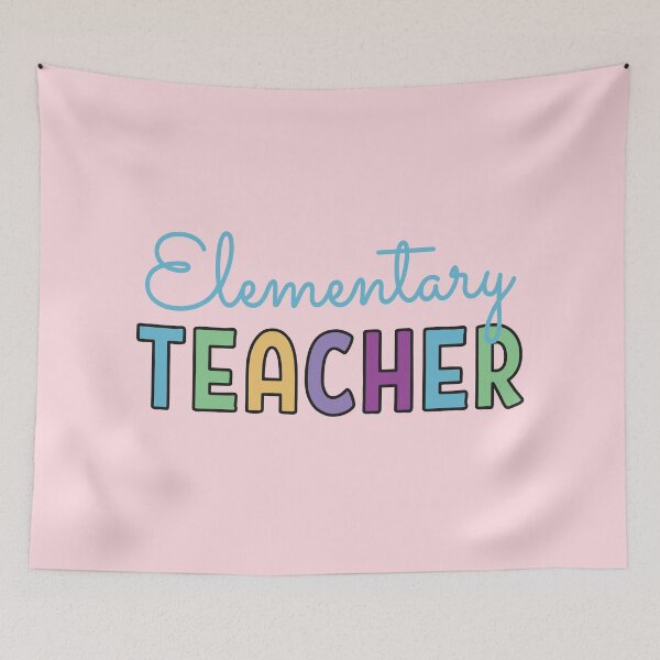 Item preview, Elementary Teacher pastel designed and sold by Think4Prints.