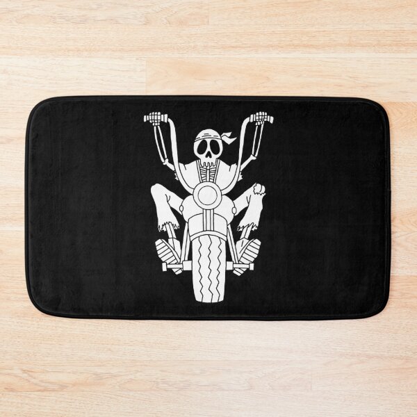 Item preview, Biker and rebel skeleton (white) designed and sold by Lagueny.