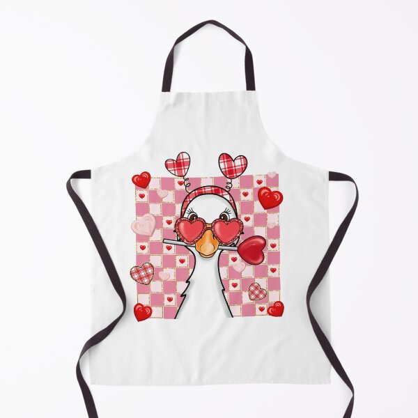 Item preview, Checkered Goose Valentine, Kiss Me, Be mine, Cupid Love designed and sold by vintagearttee.