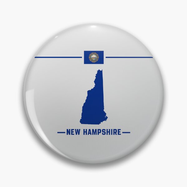 Item preview, New Hampshire Pride | Classic State Map & Flag Silhouette designed and sold by mashmosh.