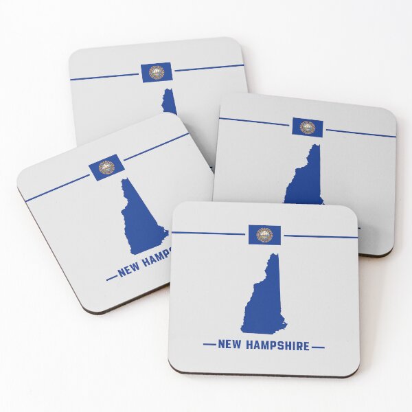 Item preview, New Hampshire Pride | Classic State Map & Flag Silhouette designed and sold by mashmosh.