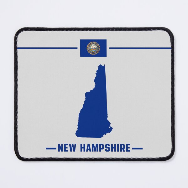 Item preview, New Hampshire Pride | Classic State Map & Flag Silhouette designed and sold by mashmosh.