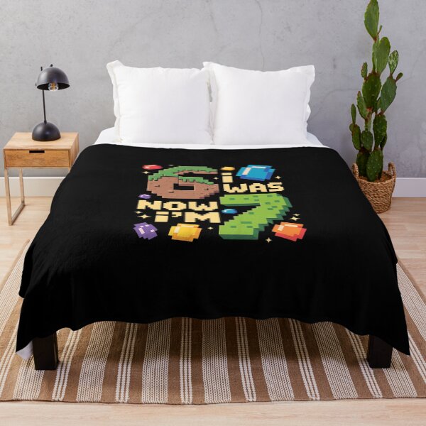 Item preview, Retro I was 6 Now I'm 7 Birthday Gift for Boys Kid Cute designed and sold by Juansustait.